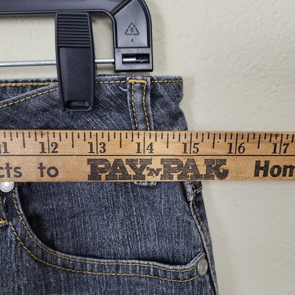 No Boundaries Womens Gray Stretch Regular Fit Low Rise Bootcut Jeans Size 9 - Picture 9 of 10